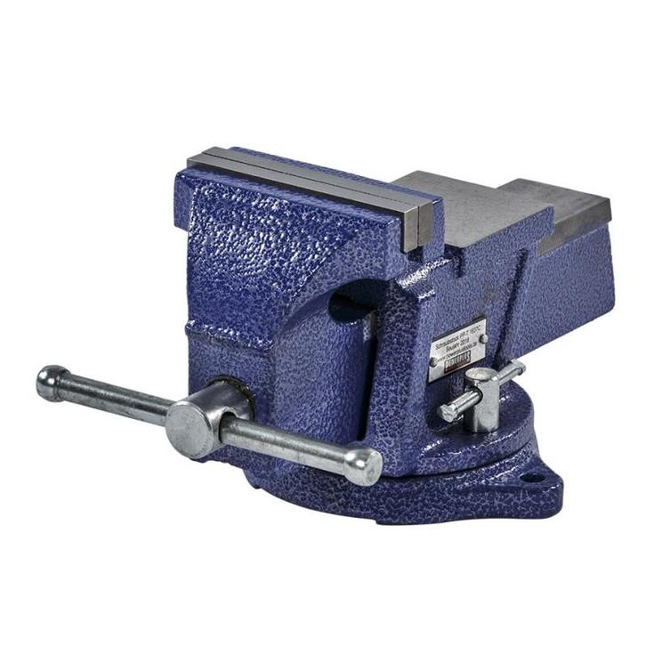 Bankschroef 100 mm. draaibare uitvoering met aambeeld, Doe-het-zelf en Bouw, Werkbanken, Ophalen of Verzenden