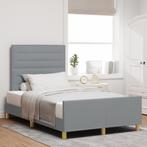 vidaXL Bedframe Lichtgrijs 120x190 cm Stof, Verzenden, Nieuw