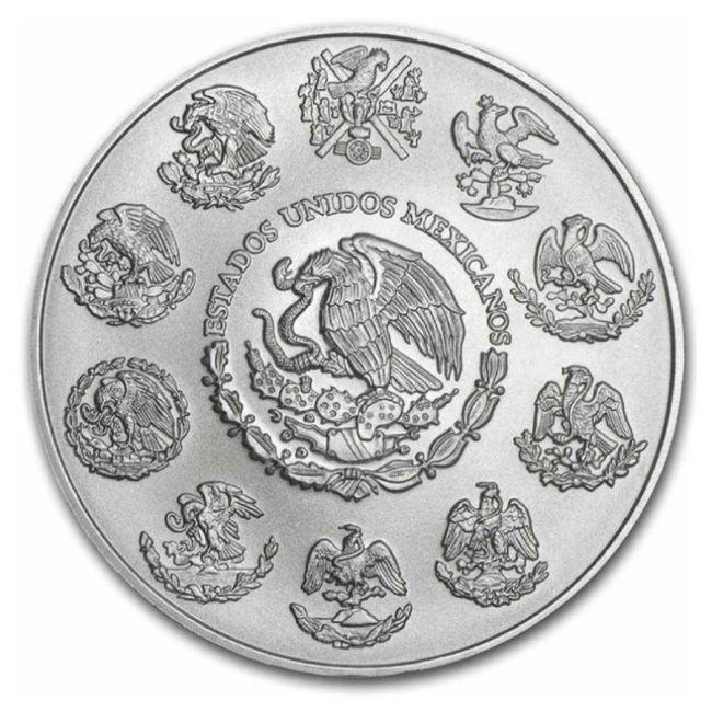 Mexique. 2024 5 Onza Mexican Silver Libertad Coin BU, Postzegels en Munten, Edelmetalen en Baren
