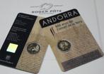 2 Euro 2019 Andorra 600 Jahre Consell de la Terra st im O..., Verzenden, België