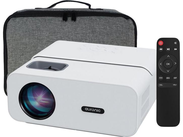 Auronic Beamer - Mini Beamer - 10.000 Lumen - WiFi 1080P, Huis en Inrichting, Woonaccessoires | Overige, Nieuw, Verzenden