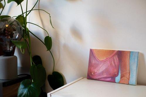 Marie Faroult - Poitrine, Antiek en Kunst, Kunst | Schilderijen | Modern
