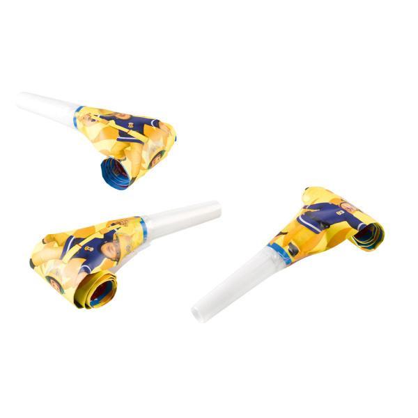 Brandweerman Sam Roltongen Versiering 8st, Hobby en Vrije tijd, Feestartikelen, Nieuw, Verzenden