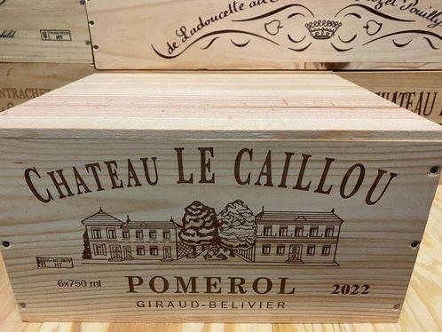 2022 Chateau Le Caillou - Pomerol - 6 Flessen (0.75 liter), Verzamelen, Wijnen