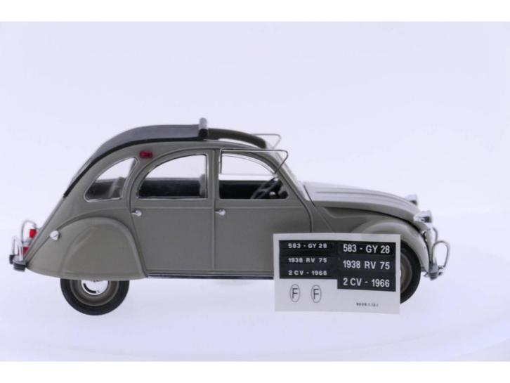 Schaal 1:17 SOLIDO CITROËN 2 CV #2477 (Automodellen), Hobby en Vrije tijd, Modelauto's | Overige schalen, Gebruikt, Ophalen of Verzenden