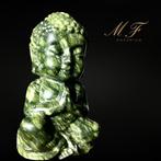 Premium - Boeddha en Jade XL Gravure - Hoogte: 150 mm -