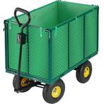 tectake Bolderwagen Transportkar XL max. 544kg - groen, Verzenden