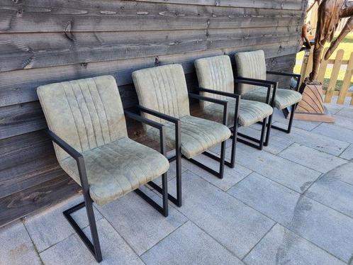 Chaise (4) - Métal - Assemblé, Antiek en Kunst, Kunst | Designobjecten