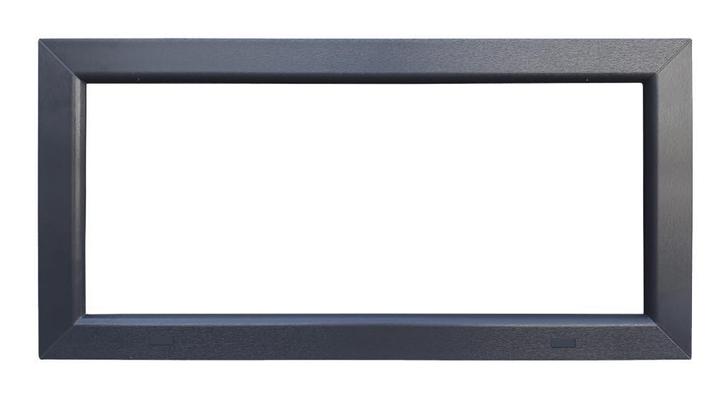 PVC raam vast b150xh50 cm antraciet, Doe-het-zelf en Bouw, Glas en Ramen, Dubbelglas, Nieuw, Gevelraam of Ruit, Minder dan 80 cm
