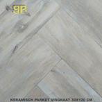 Keramisch parket visgraat 30x120 cm nu 19,98 pm2!, Bricolage & Construction, Planches & Dalles, Parket, Ophalen of Verzenden