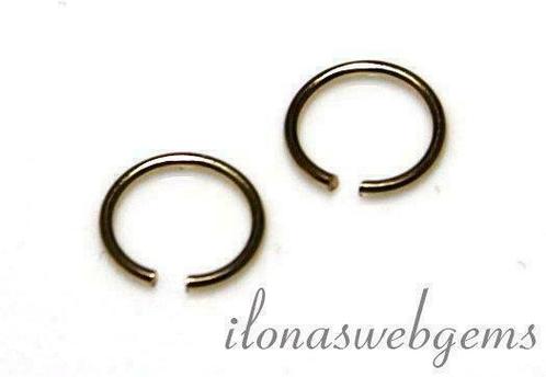 10 stuks Gold filled oogje open ca. 6x0,6mm, Hobby en Vrije tijd, Kralen en Sieraden maken, Overige typen, Nieuw, Verzenden