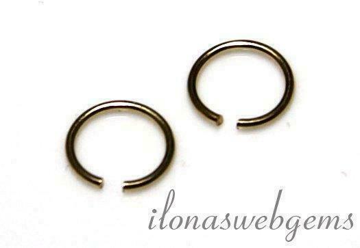 10 stuks Gold filled oogje open ca. 6x0,6mm, Hobby & Loisirs créatifs, Fabrication de Perles & Bijoux, Envoi