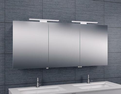 Sanifun Duo-Led spiegelkast Virgilio 1400 x 600, Huis en Inrichting, Badkamer | Badkamermeubels