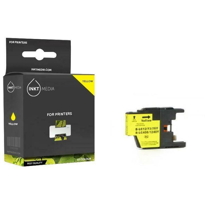 Brother LC-1240YE inktcartridge geel inktmedia huismerk, Computers en Software, Printers, Verzenden