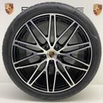 Porsche Cayenne E3 II 22inch RS Spyder zwart/Alu met  banden, Auto-onderdelen, Banden en Velgen, Ophalen, Gebruikt, Banden en Velgen