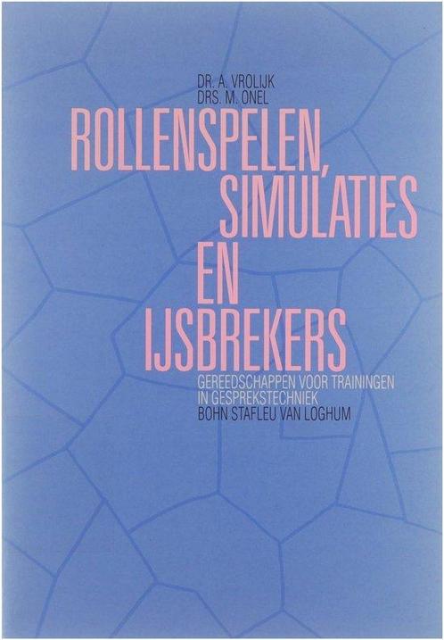 Rollenspelen, simulaties en ijsbrekers : gereedschappen voor, Livres, Livres d'étude & Cours, Envoi