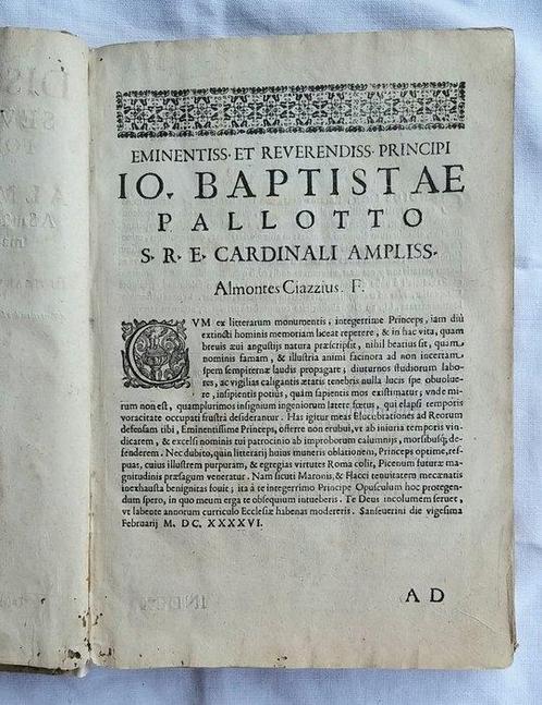Almontis Ciazzii - Disceptationes Sev Conclusiones Forenses, Antiek en Kunst, Antiek | Boeken en Manuscripten