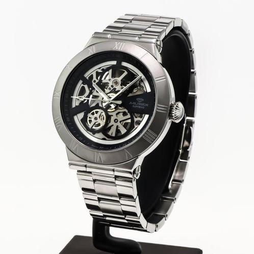 Murex - SUPREMO Skeleton Automatic - MUA672SK-SS-9 - Sans, Handtassen en Accessoires, Horloges | Heren