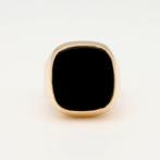 Ring - 18 karaat Geel goud - Onyx, Nieuw