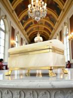 Sieradendoos - Barok - Versierde Voeten - Marmer, Messing -