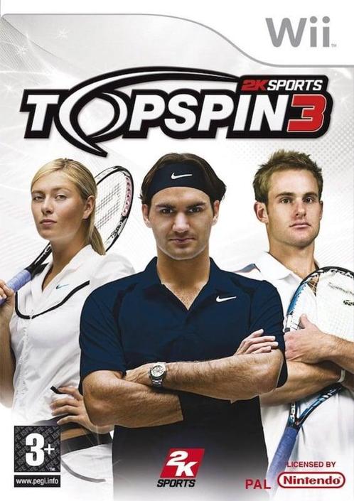 Top Spin 3 (Wii Games) (Nintendo Wii), Games en Spelcomputers, Games | Nintendo Wii, Zo goed als nieuw, Ophalen of Verzenden