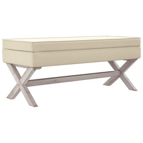 Opbergkruk - Linnen Look - 110cm - Super Retour Deal!, Huis en Inrichting, Zetels | Voetbanken en poefs, 100 tot 125 cm, Minder dan 50 cm