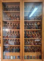 Pijpenkast (200) - Hout, Glas, Nieuw