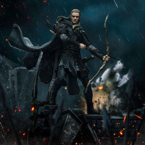 The Lord of the Rings Art Scale Statue 1/10 Legolas Unleashe, Verzamelen, Lord of the Rings, Ophalen of Verzenden