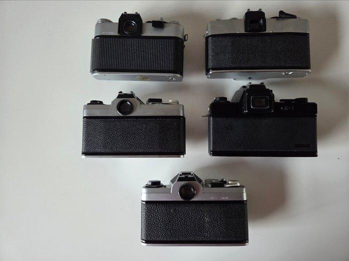 Zenit, Petri, Ricoh, Chinon Zenit EM + Petri TTL + Ricoh, Audio, Tv en Foto, Fotocamera's Analoog