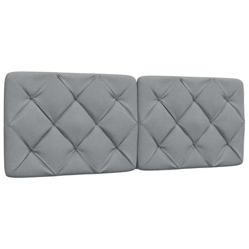 vidaXL Hoofdbordkussen 120 cm stof lichtgrijs, Huis en Inrichting, Slaapkamer | Bedden, Nieuw, Verzenden