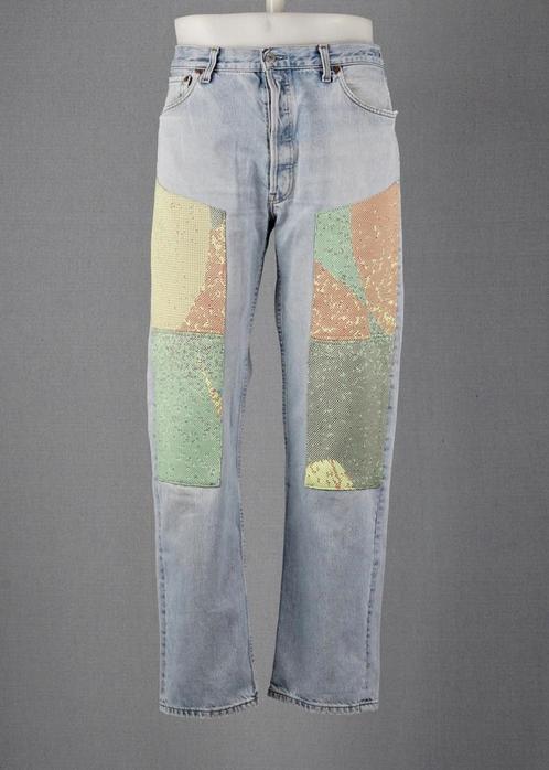 Upcycled Jeans by URC + BYBORRE, Kleding | Heren, Spijkerbroeken en Jeans, Ophalen of Verzenden