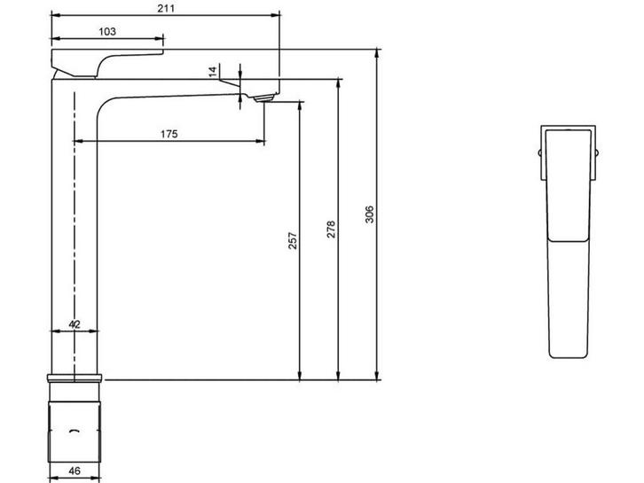 Villeroy & Boch Architectura - Waschtischarmatur -, Doe-het-zelf en Bouw, Sanitair, Zo goed als nieuw, Verzenden