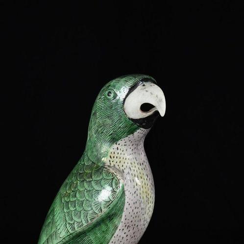 Figuur - Rare figure représentant un perroquet - Porselein -, Antiek en Kunst, Antiek | Overige Antiek
