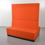 Frontseat treinbank, oranje, 160 x 130 cm, Huis en Inrichting, Zetels | Zetels, Ophalen of Verzenden, Gebruikt