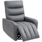 Luxe Relaxstoel - Comfortabel - Multifunctioneel - Grijs, Ophalen of Verzenden, Nieuw, Stof, Modern