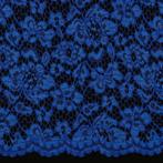 10 meter kant stof - Cobaltblauw - 100% polyester, Hobby en Vrije tijd, Stoffen en Lappen, 200 cm of meer, Nieuw, Blauw, 120 cm of meer