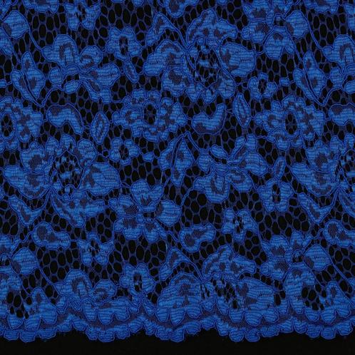 10 meter kant stof - Cobaltblauw - 100% polyester, Hobby & Loisirs créatifs, Tissus & Chiffons, Envoi