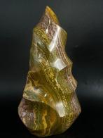 Ocean Jasper Flame – Teintes terre dorées avec des motifs, Collections