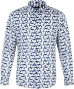 Dstrezzed Hemd Vogels Wit maat L Heren, Kleding | Heren, Dstrezzed, Nieuw, Halswijdte 41/42 (L), Verzenden
