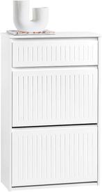 2dekans | SoBuy Schoenenopbergkast - FSR165-W - 3 Lades -, Ophalen of Verzenden, Nieuw