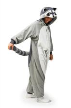 Onesie Grijze Wasbeer Pak L-XL Wasbeerpak Kostuum Grijs Racc, Kleding | Heren, Ophalen of Verzenden, Nieuw