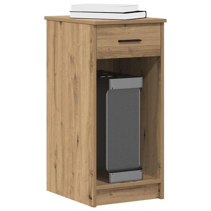 vidaXL Computertorenstandaard met lade 35x45x77 cm, Huis en Inrichting, Bureaus, Nieuw, Verzenden