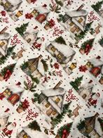 Tissu de décoration de Noël - village de Noël - Textile -, Divers, Noël