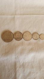 Frankrijk. Lot de 5 monnaies en argent (50 Centimes a 20, Postzegels en Munten