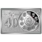 Mexique. 2022 3 oz 40th Anniversary Mexican Libertad Coin +, Postzegels en Munten