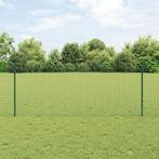 vidaXL Voeten voor Omheining 5 stuks U-Kanaal Groen 100 cm, Verzenden, Nieuw