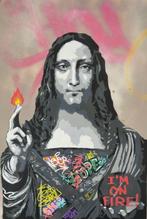 Quiona+ (1987) - Salvator Mundi: Im on Fire, Antiek en Kunst, Kunst | Schilderijen | Modern