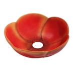 Waskom Best Design Flower 40 cm Keramiek Glanzend Rood, Doe-het-zelf en Bouw, Ophalen of Verzenden, Nieuw, Overige typen