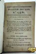 Napoléon - Code Napoléon - 1807