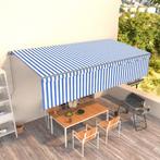 vidaXL Luifel handmatig uittrekbaar met rolgordijn 6x3 m, Tuin en Terras, Zonneschermen, Verzenden, Nieuw